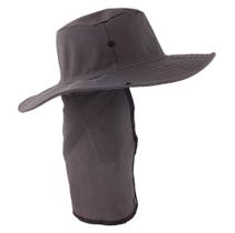 Chapéu australiano cinza com saia