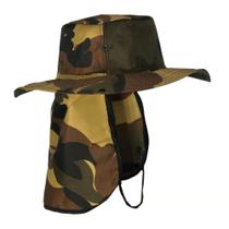 Chapéu Australiano Pescador Boné de praia Pesca Proteção Solar Pescoço Sol Camping