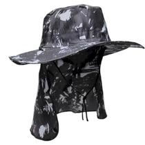 Chapéu Australiano Pescador Boné de praia Pesca Proteção Solar Pescoço Sol Camping