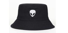 Chapeu balde bucket hat alien preto extraterrestre - PERSONALIZADO