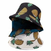 Chapéu balde bucket Hat Dupla Face Abacaxi