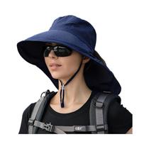 Chapéu Balde de Aba Grande para Sol - Proteção UV para Verão, Pesca, Montanhismo e Atividades ao Ar Livre
