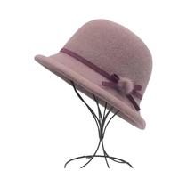 Chapéu Balde de Lã Feminino - Estilo Coreano, Japonês e Britânico Retro (Outono/Inverno)