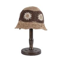 Chapéu Balde de Palha Dobrável com Proteção UV - Viseira Solar Feminina para Verão 2023 Chapéu Balde de Palha Dobrável com Proteção UV - Viseira Solar Feminina para Verão 2023