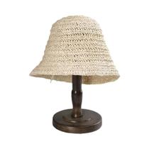 Chapéu Balde de Palha Feminino - Proteção Solar para Praia e Verão Chapéu Balde de Palha Feminino - Proteção Solar para Praia e Verão