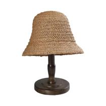 Chapéu Balde de Palha Feminino - Proteção Solar para Praia e Verão Chapéu Balde de Palha Feminino - Proteção Solar para Praia e Verão