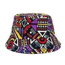 Chapéu Balde Panamá Reversível com Estampa de Letras e Animais - Proteção Solar para Verão