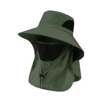 Chapéu Balde Unissex com Proteção UV e Aba para o Pescoço - Ideal para Atividades ao Ar Livre e Pesca