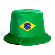 Chapéu Bandeira Brasil 19x29cm Copa Domni