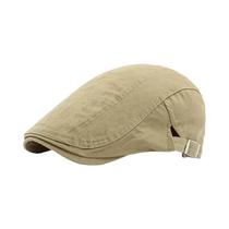 Chapéu Beret De Verão Respirável Em Cor Sólida Estilo Britânico Para Homens E Mulheres Com Proteção