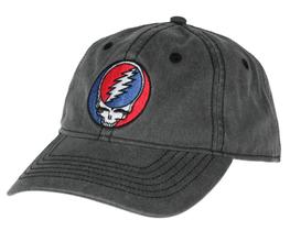 Chapéu Bioworld Grateful Dead Steal Your Face Logo Cinza