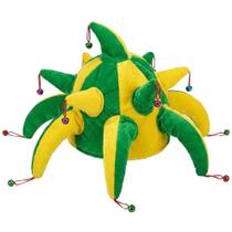 Chapéu Bobo da Corte Brasil Verde Amarelo com Sinos Chapéu Bobo da Corte Brasil Verde Amarelo com Sinos