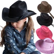 Chapeu Boiadeira Rodeio Menina infantil Ana castela festa rodeio junina cowboy criança