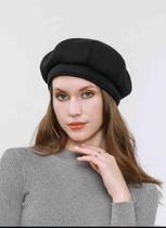 Chapéu Boina Paris Francesa Chic Moda Feminina Fashion com regulador