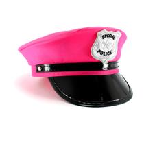 Chapéu Boina Quepe Temático Fantasia Carnaval Festa Estilo do Chapéu:Policial Rosa
