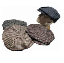 Chapéu Boina Xadrez Estilo Peaky Blinders Masculino Chapéu Boina Xadrez Estilo Peaky Blinders Masculino