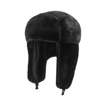 Chapéu Bomber de Inverno em Pelúcia - Unissex, Quente e Grosso - Estilo Ushanka