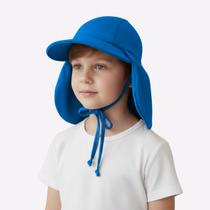 Chapéu Boné Bebê Infantil Proteção Solar Com Aba E Cordinha