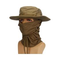 Chapéu Boonie Camuflado Masculino Com Aba Larga E Dobrável, Protetor Solar Para Pesca E Atividades