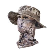 Chapéu Boonie Camuflado Unissex - Proteção UV, Ajustável para Caminhadas e Pesca Chapéu Boonie Camuflado Unissex - Proteção UV, Ajustável para Caminhadas e Pesca