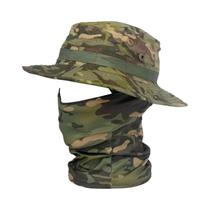 Chapéu Boonie Camuflado Unissex - Proteção UV, Ajustável para Caminhadas e Pesca