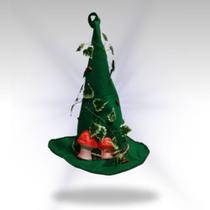 Chapéu Bruxa Da Floresta Do Pé De Feijão Halloween Festa