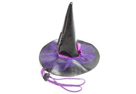 Chapéu Bruxinha Halloween para Cachorro e Gato Pet