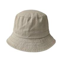 Chapéu Bucket De Algodão Coreano plus Size Com Efeito Lavado Para Homens, Chapéu De Sol 64cm