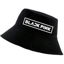Chapéu Bucket Hat Black Pink