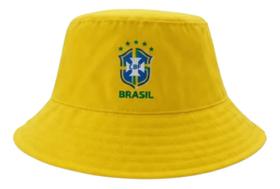 Chapéu Bucket Hat Boné Do Brasil Bordado Adulto Copa Do Mundo Cata Ovo Amarelo Chapéu Bucket Hat Boné Do Brasil Bordado Adulto Copa Do Mundo Cata Ovo Amarelo