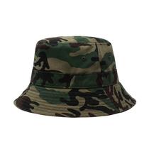 Chapéu Bucket Hat CHOK.LIDS Hot Summer Cotton Sun Hat Wood Camo
