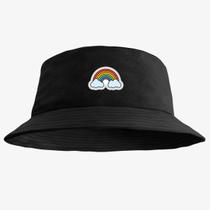 Chapéu Bucket Hat Estampado Arco Iris