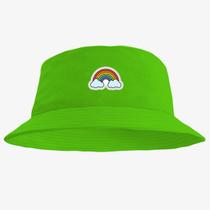 Chapéu Bucket Hat Estampado Arco Iris