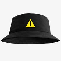 Chapéu Bucket Hat Estampado Aviso - MP Moda Masculina