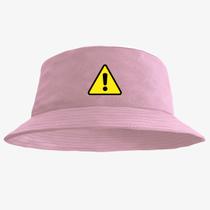 Chapéu Bucket Hat Estampado Aviso