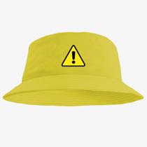 Chapéu Bucket Hat Estampado Aviso