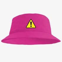 Chapéu Bucket Hat Estampado Aviso