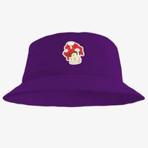 Chapéu Bucket Hat Estampado Cogumelo