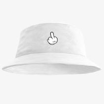 Chapéu Bucket Hat Estampado Dedo