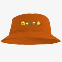 Chapéu Bucket Hat Estampado Emoji