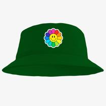 Chapéu Bucket Hat Estampado Flor
