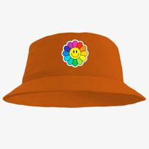 Chapéu Bucket Hat Estampado Flor