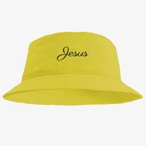 Chapéu Bucket Hat Estampado Jesus