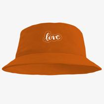 Chapéu Bucket Hat Estampado Love