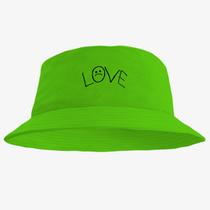 Chapéu Bucket Hat Estampado Love