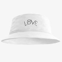 Chapéu Bucket Hat Estampado Love