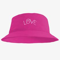 Chapéu Bucket Hat Estampado Love