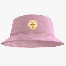 Chapéu Bucket Hat Estampado Medalha Sao Bento