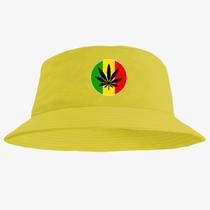 Chapéu Bucket Hat Estampado Reggae