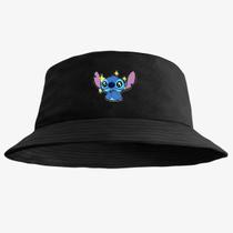 Chapéu Bucket Hat Estampado Stitch - MP Moda Masculina
